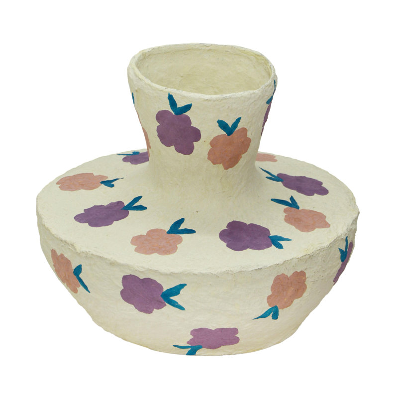 Vase en coton mâché dans Spring Blossoms