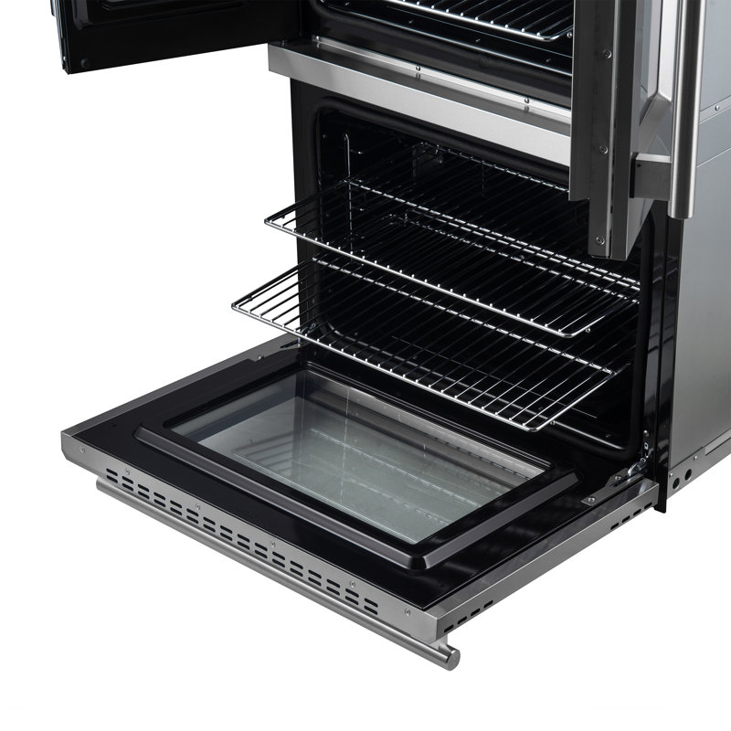 Forno Alta Qualita Asti 30 in. Double French Door Electric 7.36 cu.ft. Wall Oven with Convection