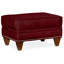 Repose-pieds rectangulaire en cuir véritable de 28,5 po de largeur Reddish-52503480-52503495-52503502