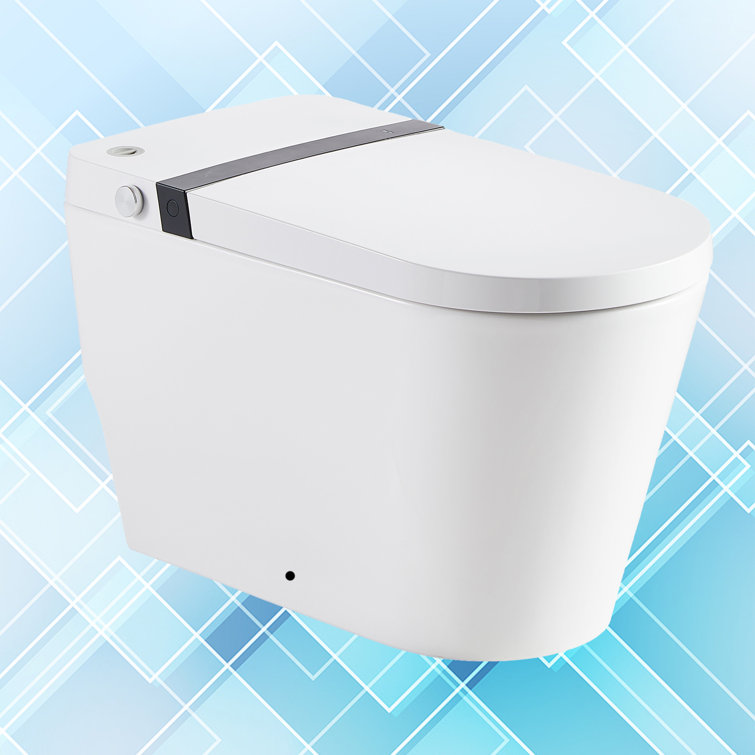 QuantumOne™ 1.0 Elongated Rear-Outlet Wall-Mount Toilet Combination