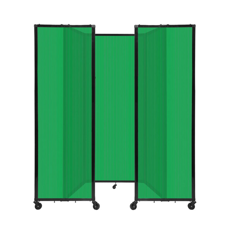 Cloison murale en polycarbonate 360, H 90 po x l 102 po, Vert