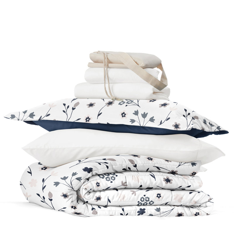 Ensemble de literie pour 8 personnes TG - ensemble d'édredon, ensemble de draps, oreillers et sac à linge