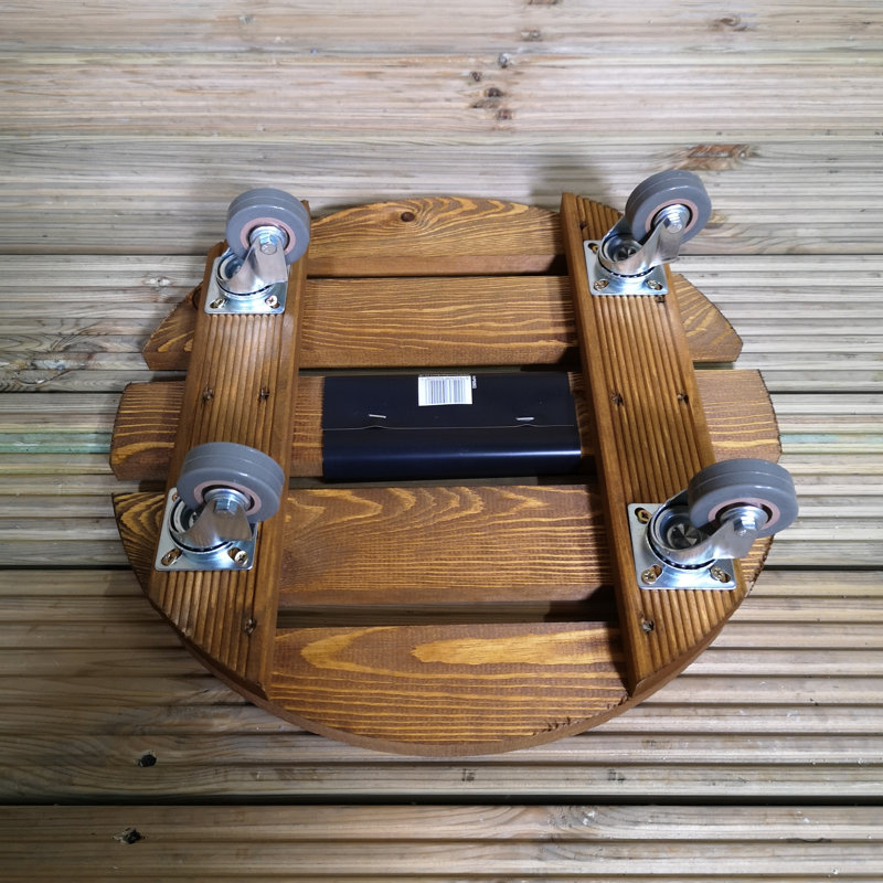 Wood Caddy Plant Stand