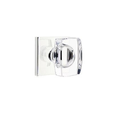 Double Dummy Windsor Crystal Knob with Square Rose