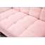 Futon convertible de 71 po avec pieds en métal doré