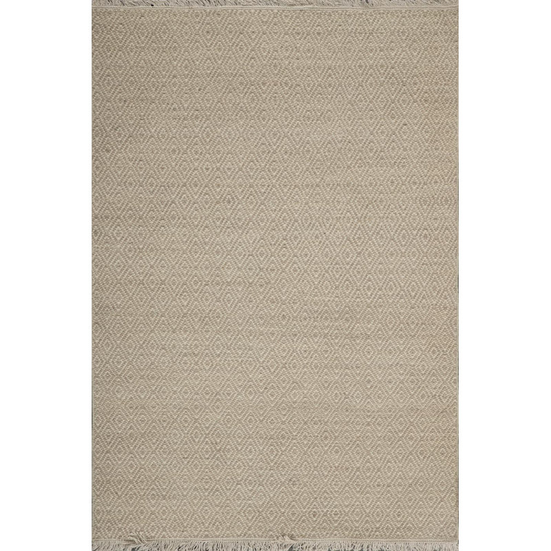 Textures Wool Geometric Area Rug, Rectangle 10' x 14'
