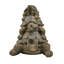 Statue famille en tortue 3 piles