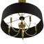 Lustre suspendu 5 lumières en laiton antique-150703040