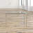 Merald Glass Top Metal Base Writing Desk