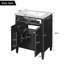 Bathroom Vanity with 2 Doors and Tip-Out Drawer, Bathroom Storage Cabinet with Sink, Soft-Closing Doors with Organizers