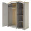 Palmea 3 Door Solid Wood Wardrobe-1292778407