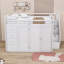 Lit mezzanine double avec tiroirs Jebidiah Kids-1540473649