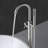 Floor Tub Spout with Diverter