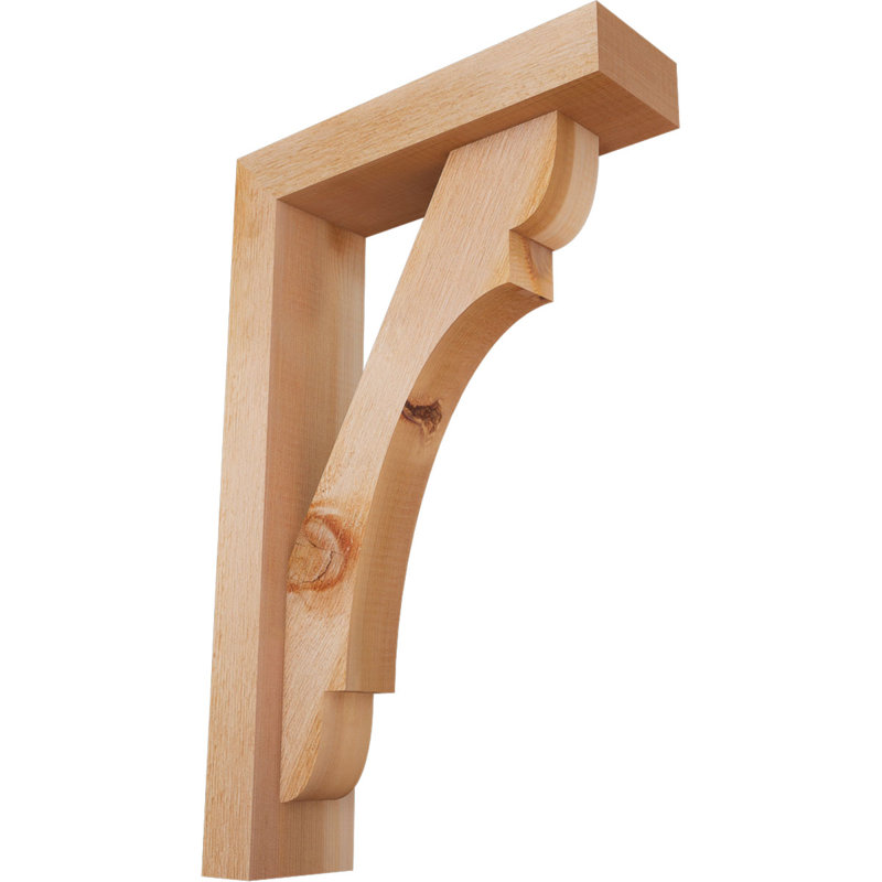 Support de bloc olympique avec entretoise décalée, 22 x 14, Cèdre rouge occidental de l 4 po (scié brut)