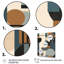 «Blue and Black Geometric Shadows IV - Minimalisme», impressions d'art mural-1150666281-1150666280