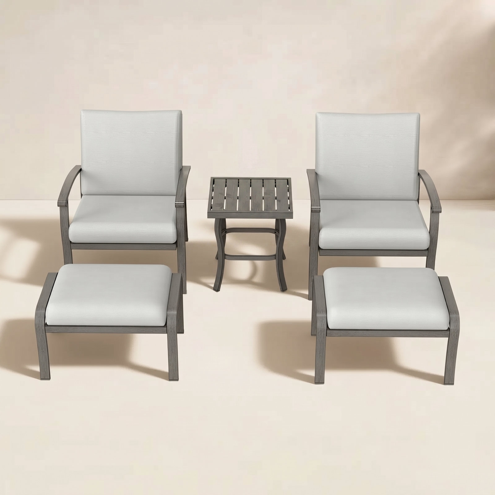 Leigh 2 - Person Patio Conversation Set with Cushions