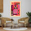 Modern Tribal Eyes Abstract Bold Colorful Wall Art Print by Patryk Krygowski - Wrapped Canvas Print-1379385428