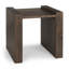 Table à plateau 22 po en bois massif espresso et brun-156442780-156442770