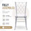 Chaise d'appoint de salle à manger 4 pièces Chiavari