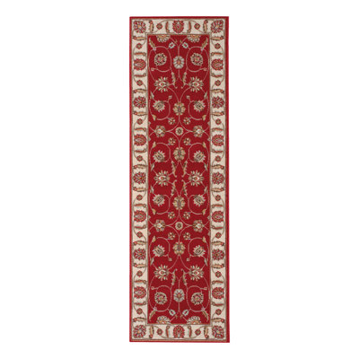 Tapis rouille / beige Baranof