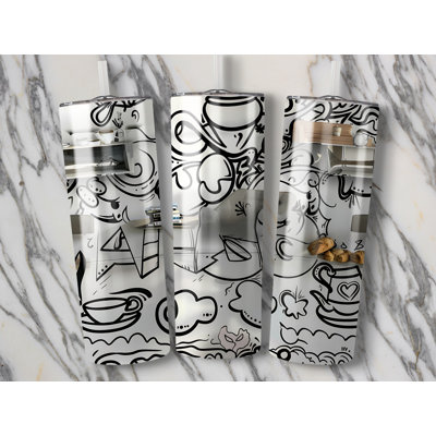 Choose Handmade Tumblers 591 mL Vacuum Insulated Stainless Steel (18/8) Travel Tumbler with Straw