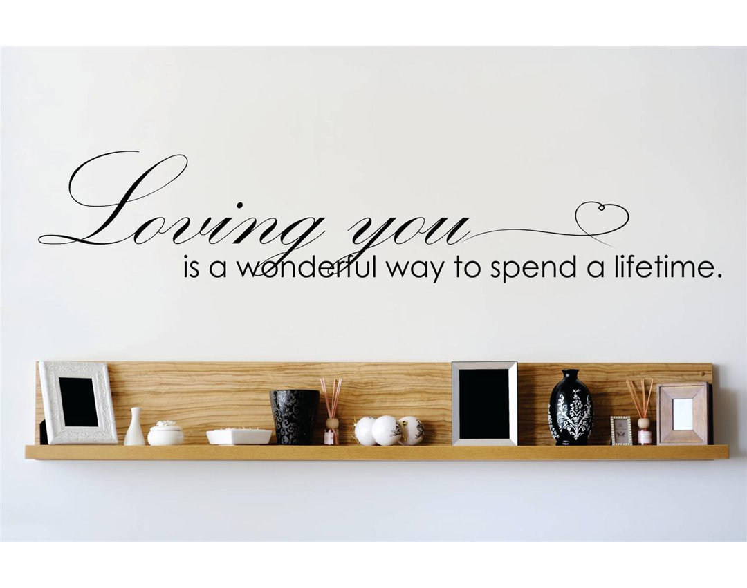 Text & Numbers Wall Decal Winston Porter 