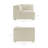 Restore 5-Piece Performance Fabric Upholstered Modular L-Shaped Sofa In Ecru-582663019