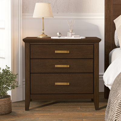 Lessio 25.8"W 3-Drawer Nightstand