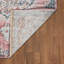 Verutiao Balcony Terrace with Oriental Power Loom Pink/Beige/Blue Indoor/Outdoor Rug-1905608974