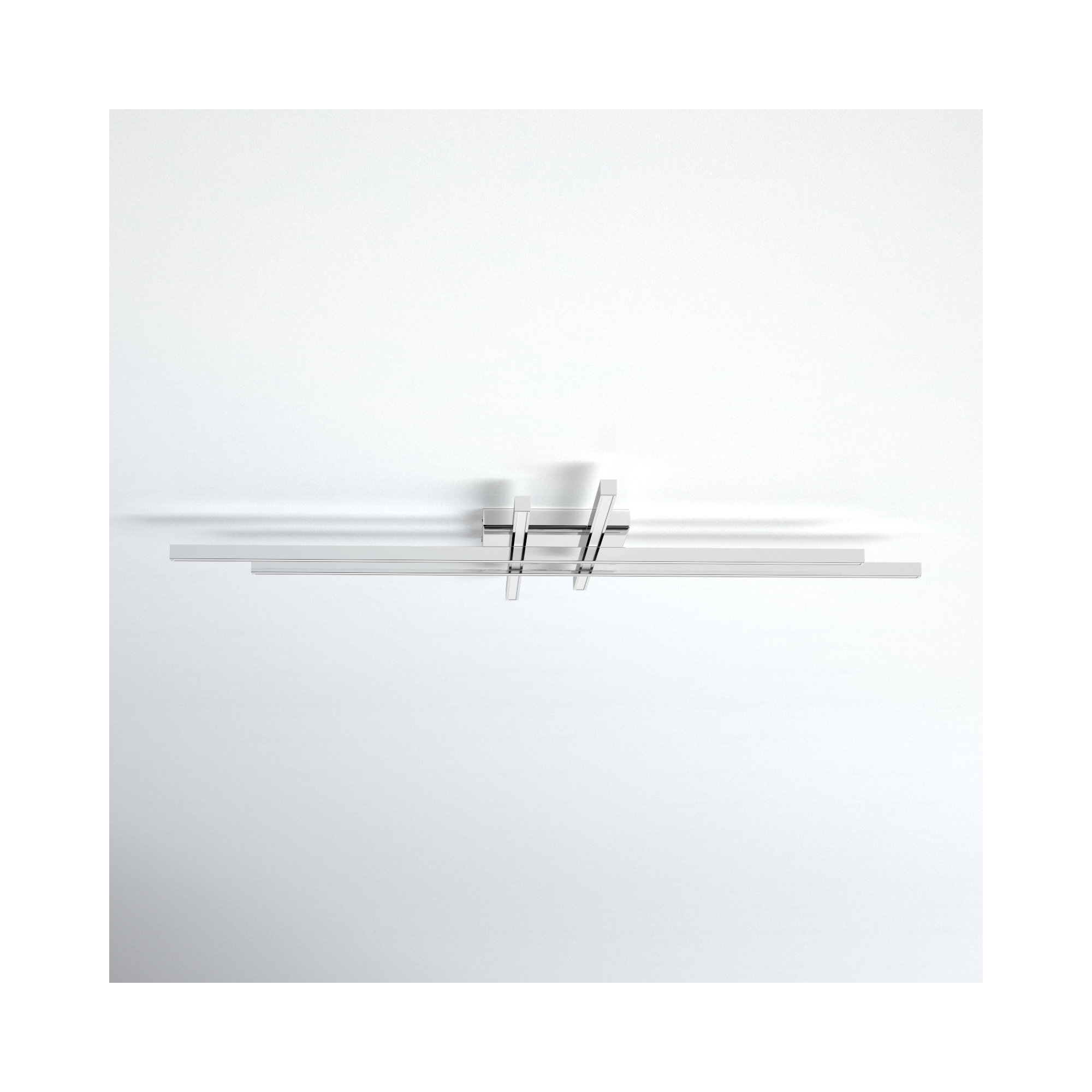 Rendon Single Light LED Flush Mount, 42", Chrome