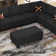 Chenille Large Space Multipurpose Storage Ottoman For Sectional Modular Sofa Couch Also As Single Seat Or Low Table
