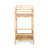 Destin Natural Burl Designer Bar Cart