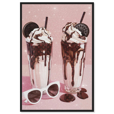 Art remède sur toile, chocolat Glam Milkshake