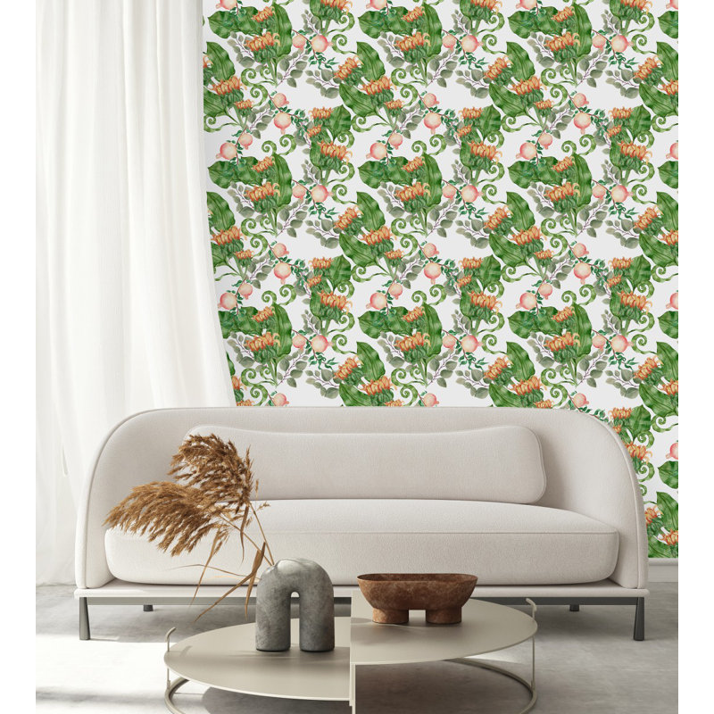 Panneau de papier peint Hywela, L 2,08 pi x L 10,42 pi