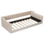 Lit de repos simple simple TG et pochette de rangement latérale beige-767302969