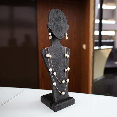 Rokaya Wood Jewelry Stand +