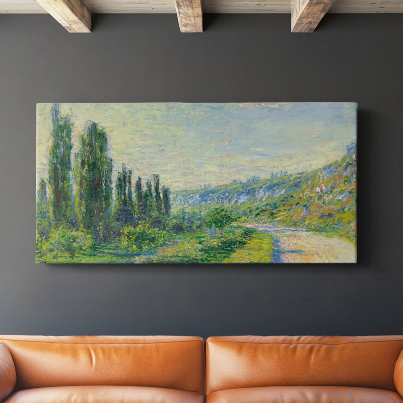 Série paysage - CCXLII - Toile tendue avec châssis - Prêt à accrocher, H 20 po x l 40 po