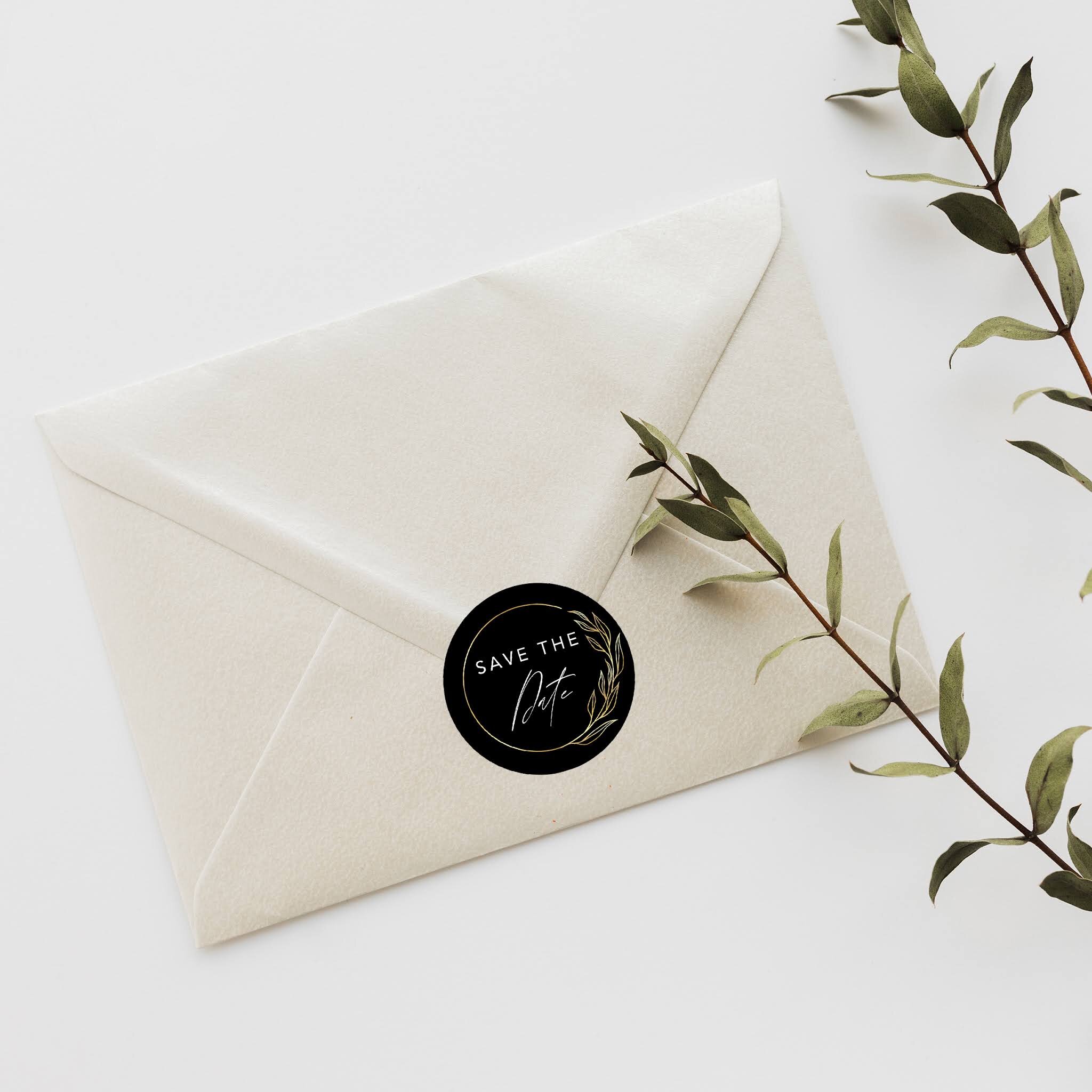Save The Date Seals Envelope Seals