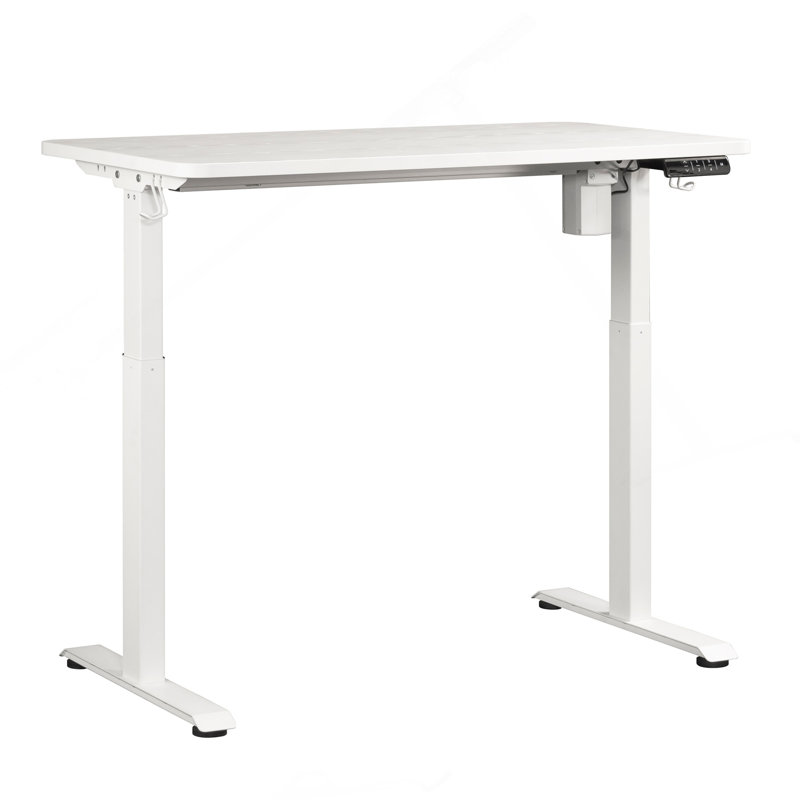 Sit/Stand Desk, White Finish