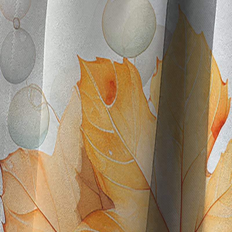 Crider - Rideau à feuilles - Rideau occultant à motif floral - 1 panneau, L 52 po x L 108 po