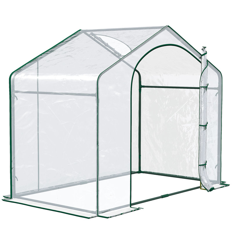 Outsunny 6' X 3' X 5' Portable Walk-In Greenhouse