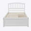 Twin Platform Storage Bed Wood Bed Frame with Two Drawers and Headboard
