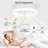  20" White Modern Flush-mount Ceiling Fan Light With Curved Led For Cozy Bedrooms & Living Areas