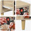 36cm W Engineered Wood Bedside Table