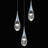 Holmstrom 3 - Light LED Crystal Cluster Pendant