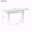 Console élégante avec silhouette géométrique-759572887