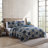 Eddie Bauer Madrona Blue Cotton Reversible Quilt Set-87092880-87092879