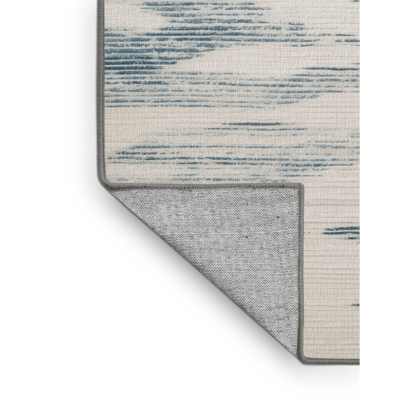 Tapis abstrait gris lavable à la machine, Rectangle 4pi x 6 pi