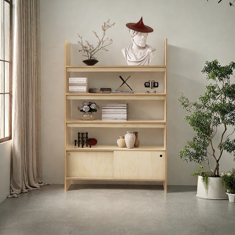 Modern minimalist bookcase