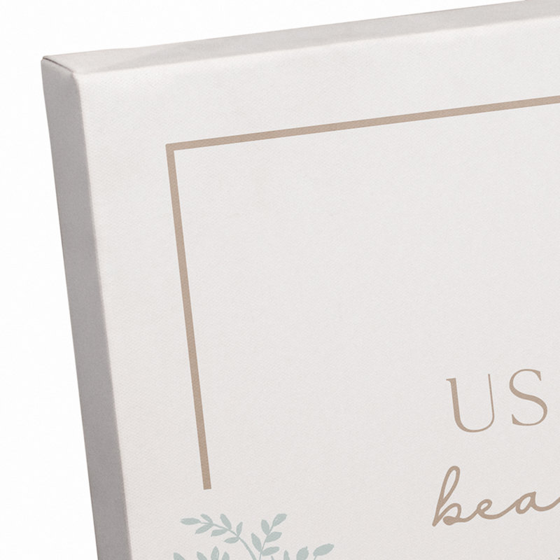 «Us Is A Beautiful Place», reproduction sur toile, H 12 po x l 12 po